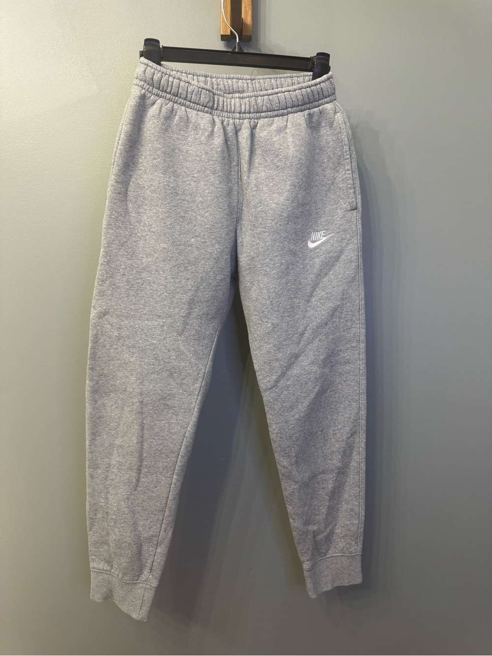 Nike Kids' Gray Fleece Jogger Pants
